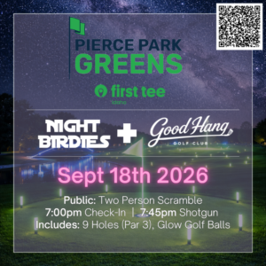 Public: Pierce Park Greens, 2-Person Scramble, Sept 18th 2026